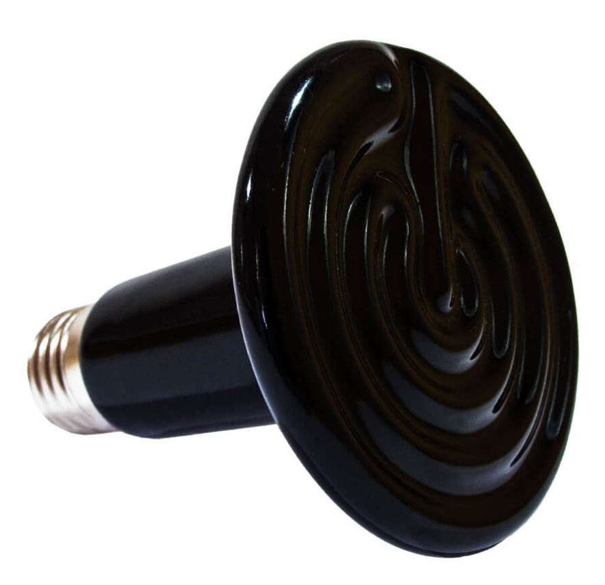 

Инфракрасная керамическая нагревательная лампа излучатель для обогрева животных птиц и растений, мощность 25 W