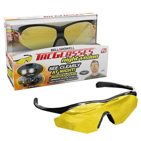 

Антибликовые очки для водителей TacGlasses Night Vision ночного видения, Черный