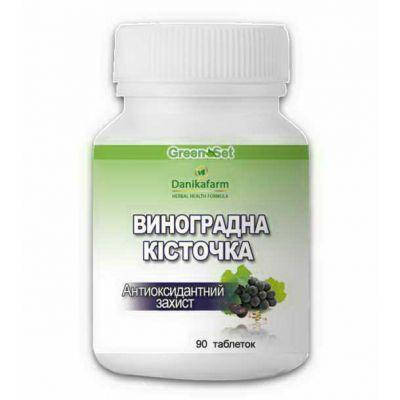 

Виноградная косточка - антиоксидантная защита таблетки 90 шт по 0.4 г