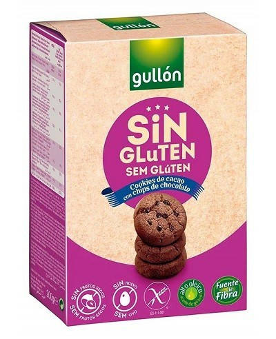 

Какао-печенье без пшеничной муки с шоколадной крошкой Gullon 200г