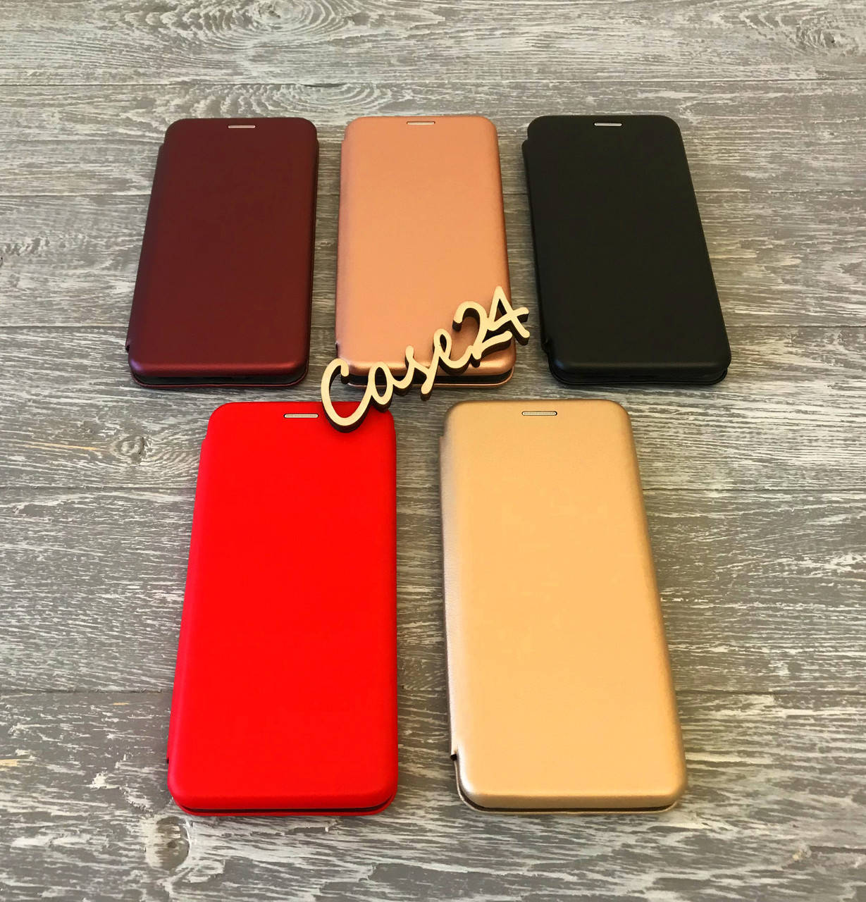 

Чехол книжка Elegant book для Huawei Y6 2019 (5 цветов), Разные цвета