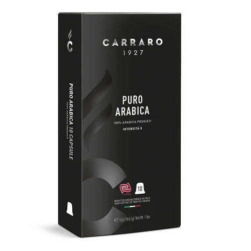 

Кофе в капсулах Carraro Puro Arabica, 10 капсул Nespresso