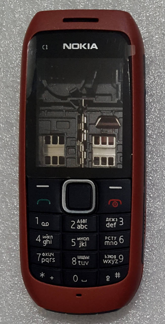 

Корпус для Nokia C1-00 red, Красный