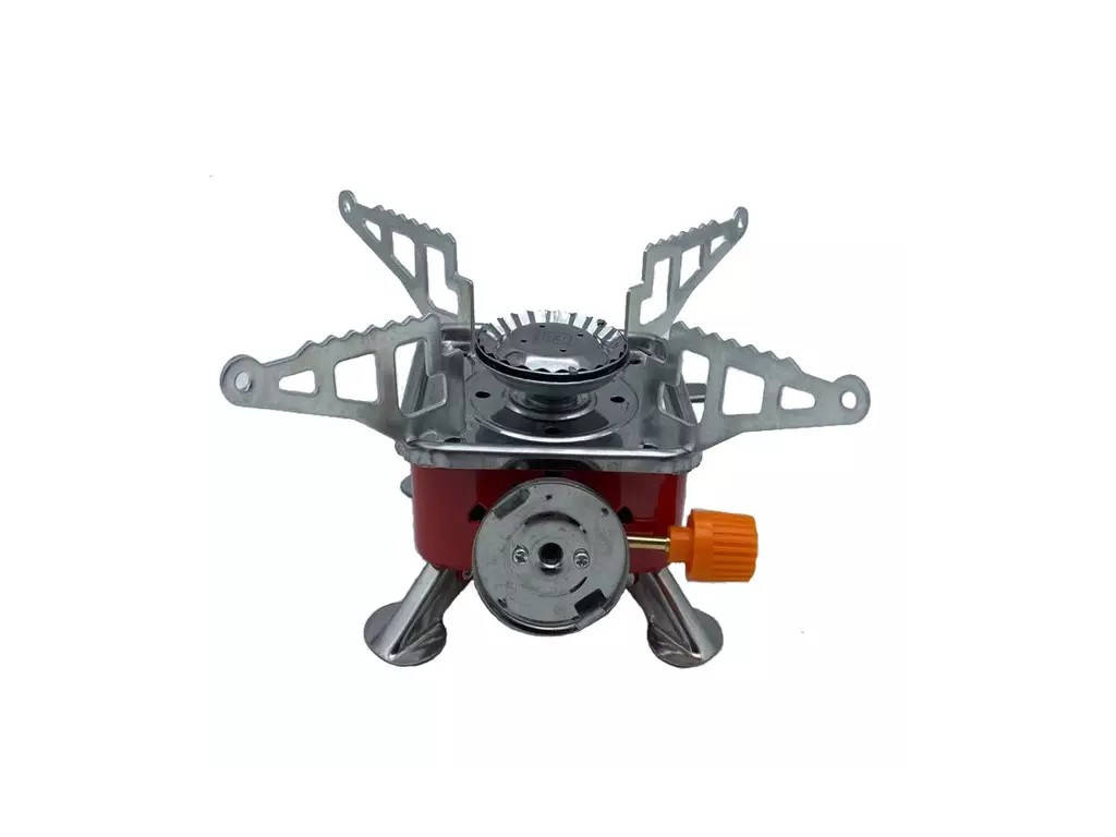 

Портативная газовая горелка "Роза ветров" с пьезоподжигом 22×11см . К202