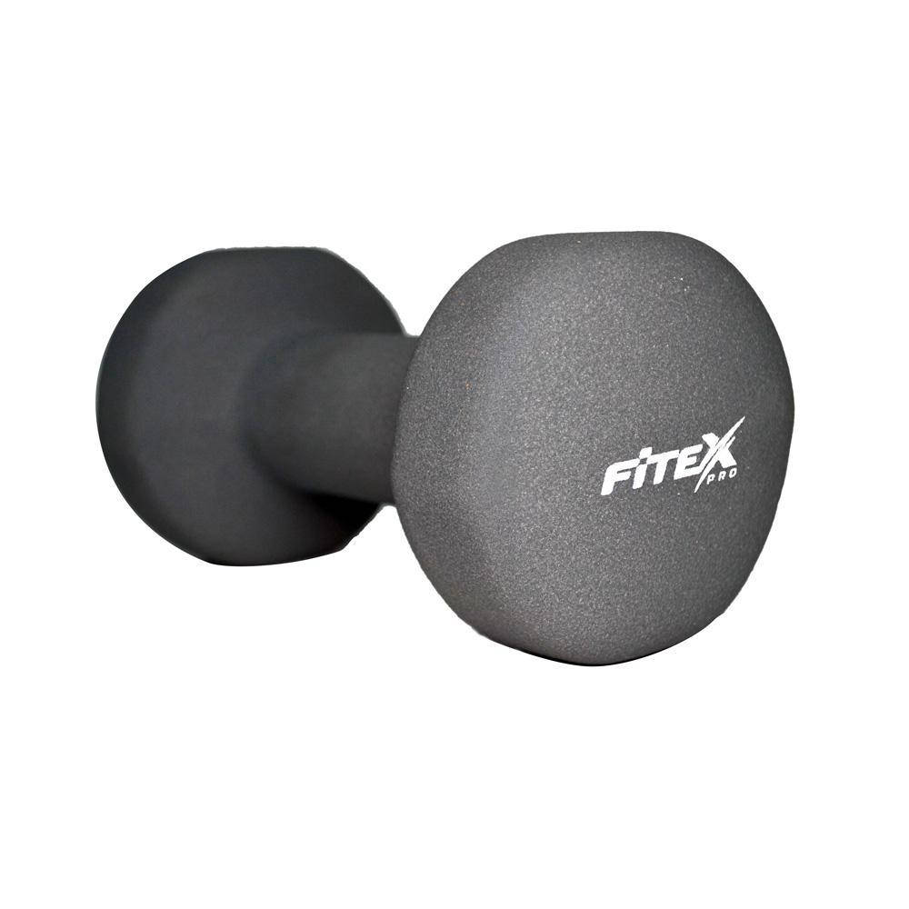 

Гантель неопреновая Fitex MD2015-4N 4 кг, Серый