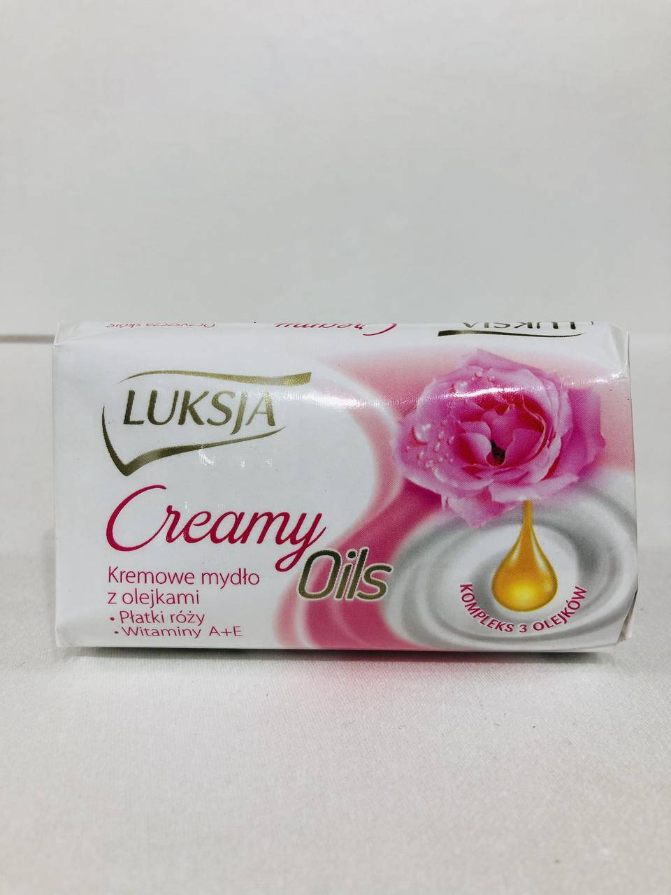 

Крем мило Luksja Creamy platki rozy 95гр