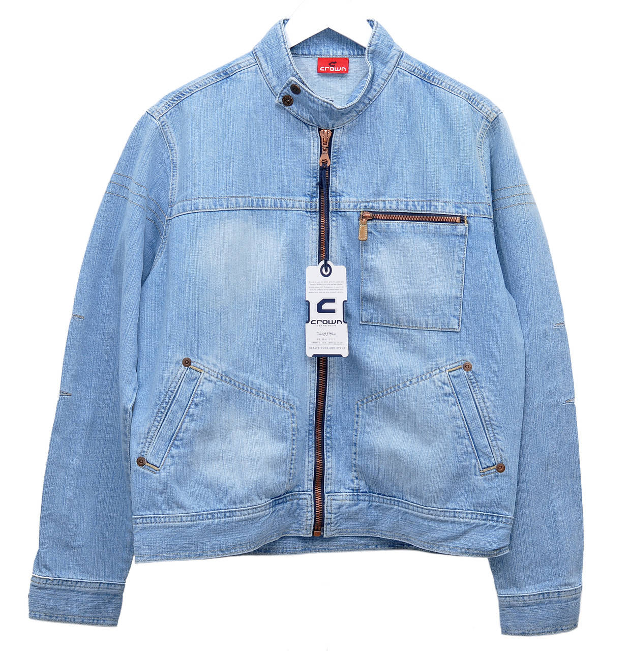 

Мужская джинсовая куртка Crown Jeans модель 484 (BIG) XXXL