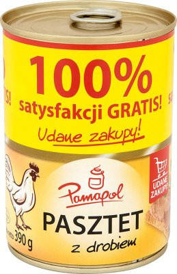 

Паштет Pamapol z drobiem куриный 390г