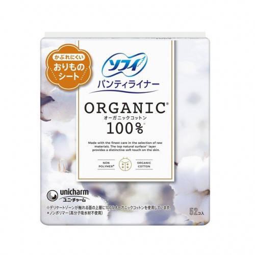 

Ежедневные гигиенические прокладки из натурального хлопка UNICHARM Organic 52 шт