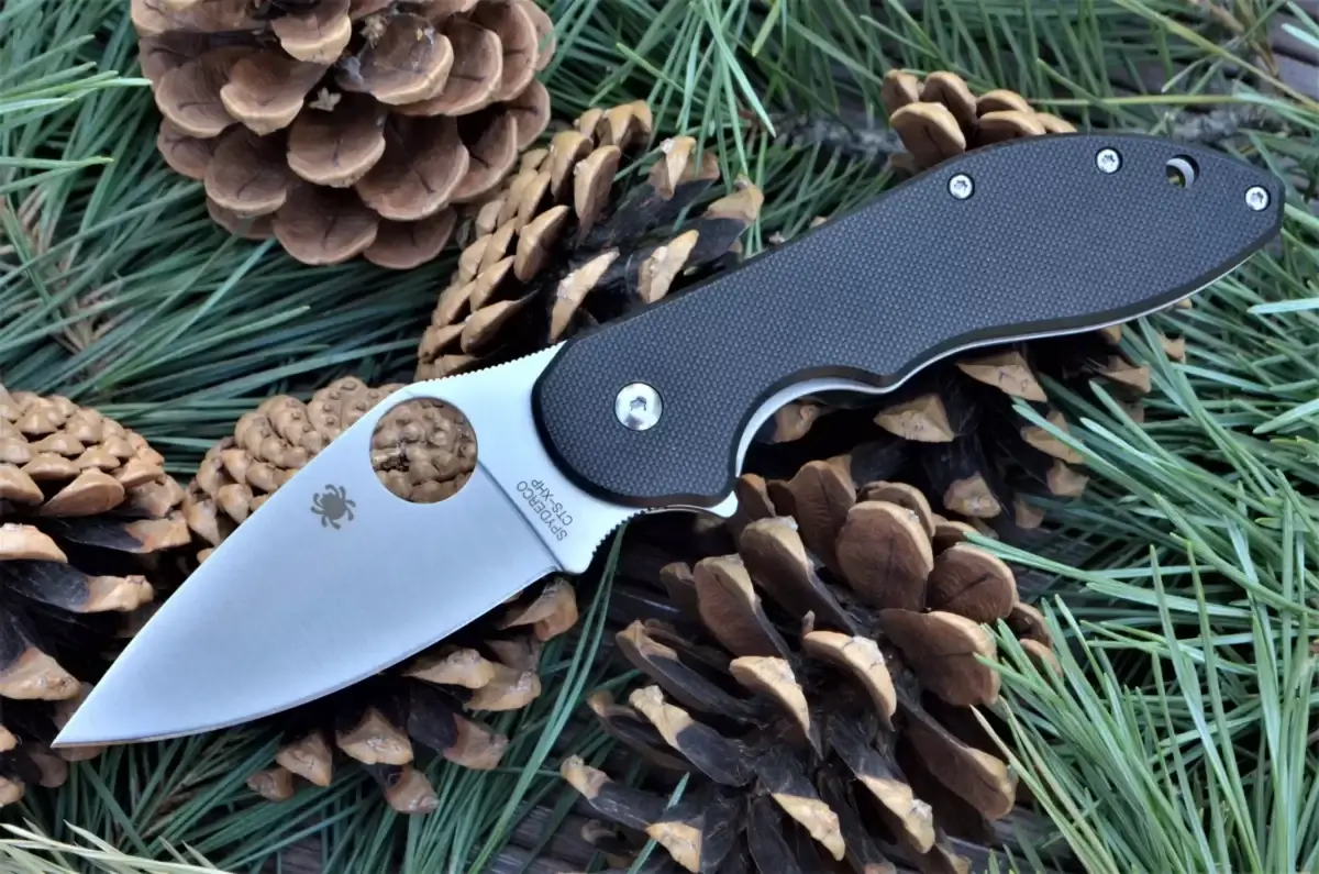 

Нож складной Spyderco Domino C172 china, Черный