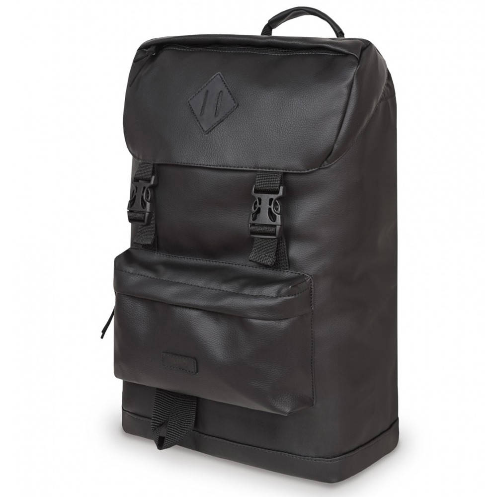 

Рюкзак жіночий / чоловічий з еко шкіри. Сумка міська. Рюкзак туристичний. №5928. Колір чорний, Черный