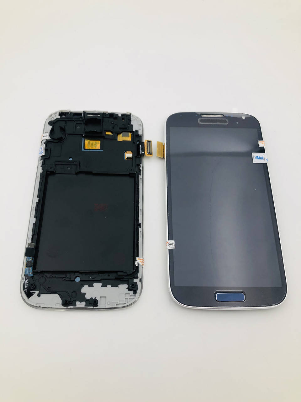 

Дисплей для мобильного телефона Samsung i9500, Galaxy S4, синий, с тачскрином, с рамой, TFT, AAA