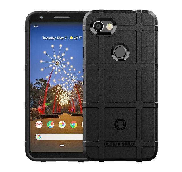 

Противоударный защитный чехол Rugged Shield Armor для Google Pixel Пиксель 3a, Черный