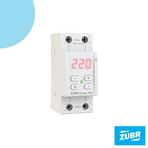 

Реле напряжения ZUBR D2-40 red