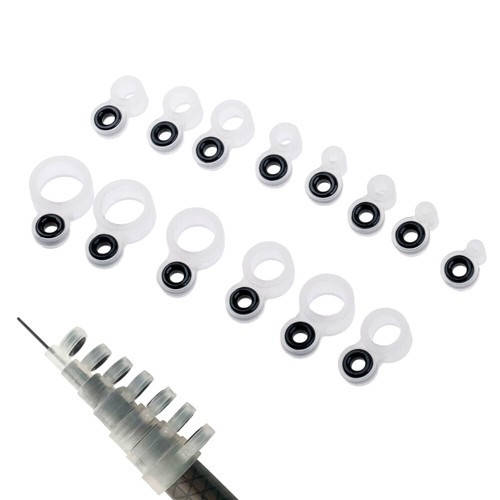 

Набор из 14 силиконовых пропускных колец 1-14мм на удилище удочку, 103564