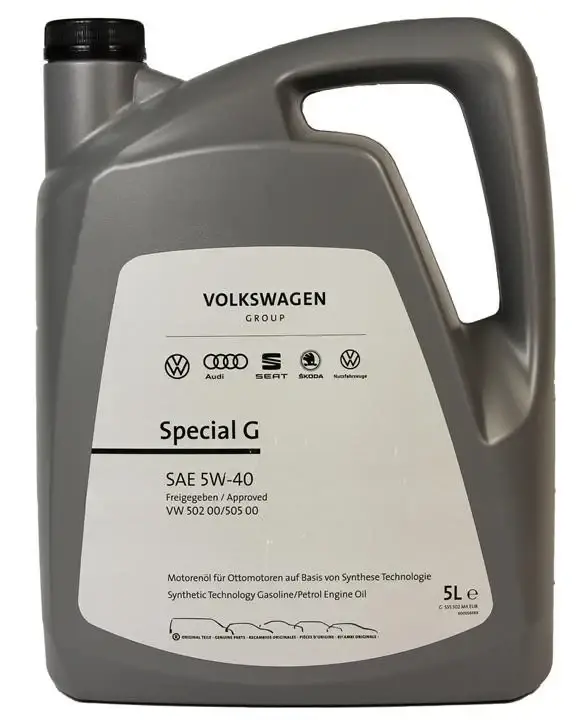 

Моторное масло VAG Special G 5W-40 5л