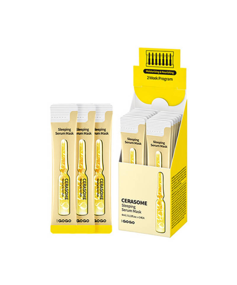 

Ночная ампульная маска JUST GOGO Sleeping Serum Mask 4ml Керамиды (Cerasome)