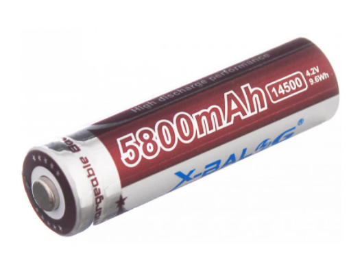 

Акумулятор Li-ion X-Balog 4.2V 14500 5800 mah