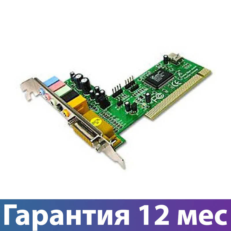 

Звуковая карта внутренняя C-Media, PCI, 32bit, 6-Channels, аудиокарта для ПК