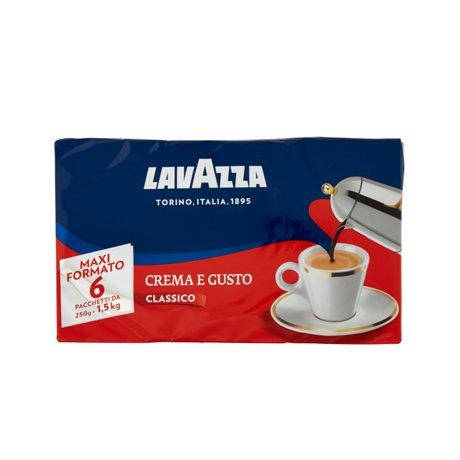 

Lavazza Crema e Gusto Classico, молотый кофе 250 грамм в серебряной упаковке