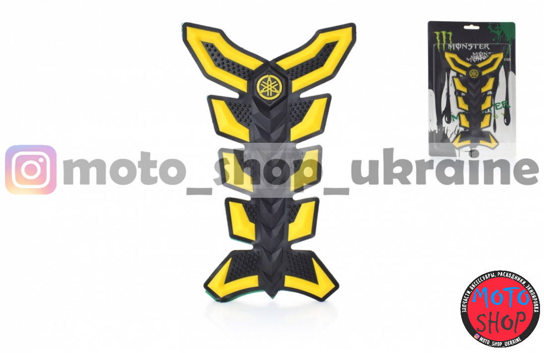 

Наклейка на бак YAMAHA (чёрно желтая)