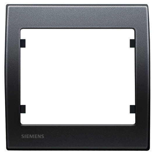 

Рамка одинарная Siemens Iris черный коссо (S18001 AC)