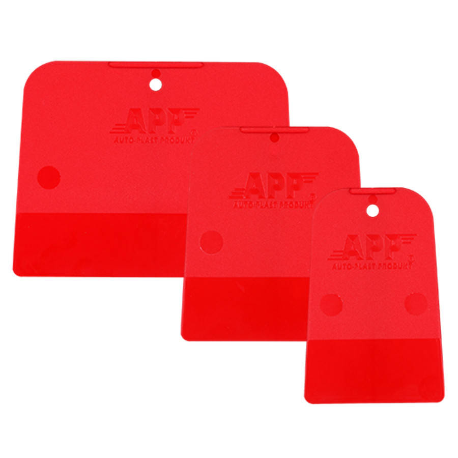 

Шпателя из полимера "STS", APP, (набор 3шт), красный, 250305