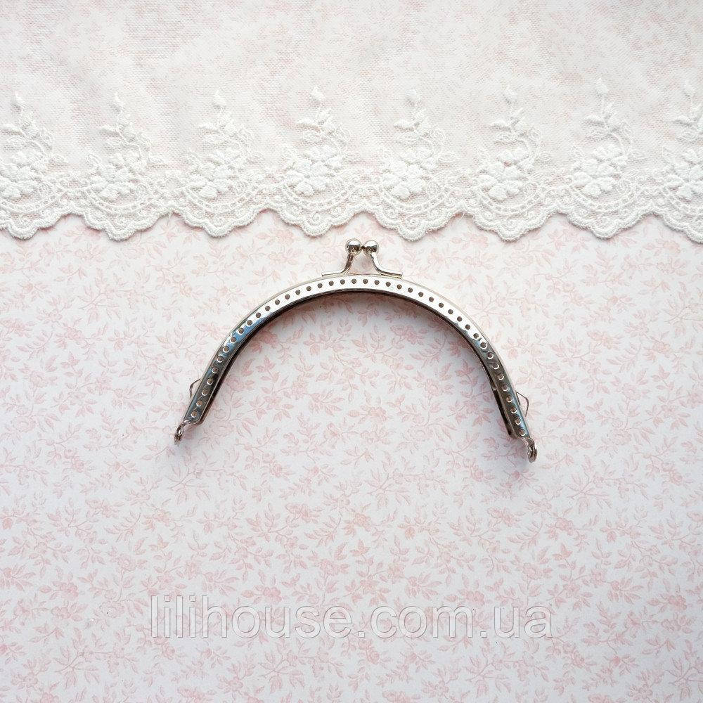 

Фермуар Замок-Рамка для Сумок и Кошельков Арка 12 см СЕРЕБРО