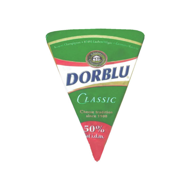 

Сыр с плесенью "Dorblue Classic"Käserei Champignon" 50% фасовка 0.1 kg