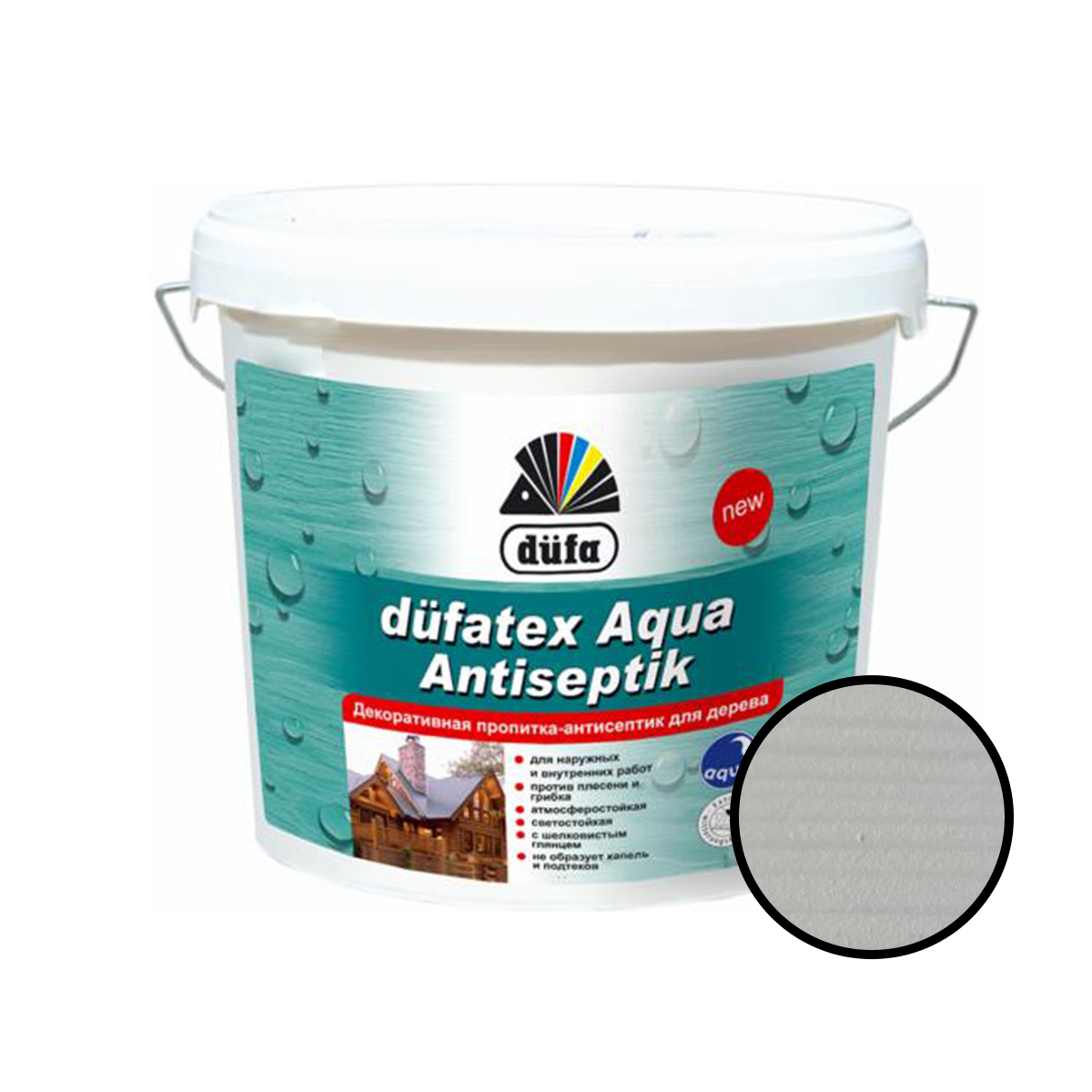 

Антисептик для дерева Dufa Dufatex Aqua Antiseptik белый 10л