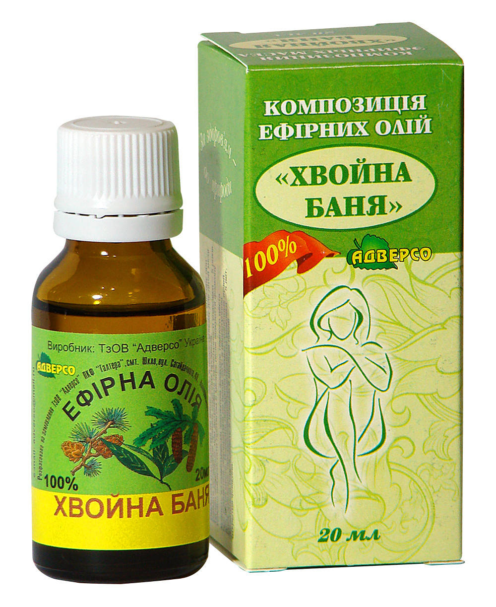 

Композиция эфирных масел Хвойная баня Адверсо 10мл
