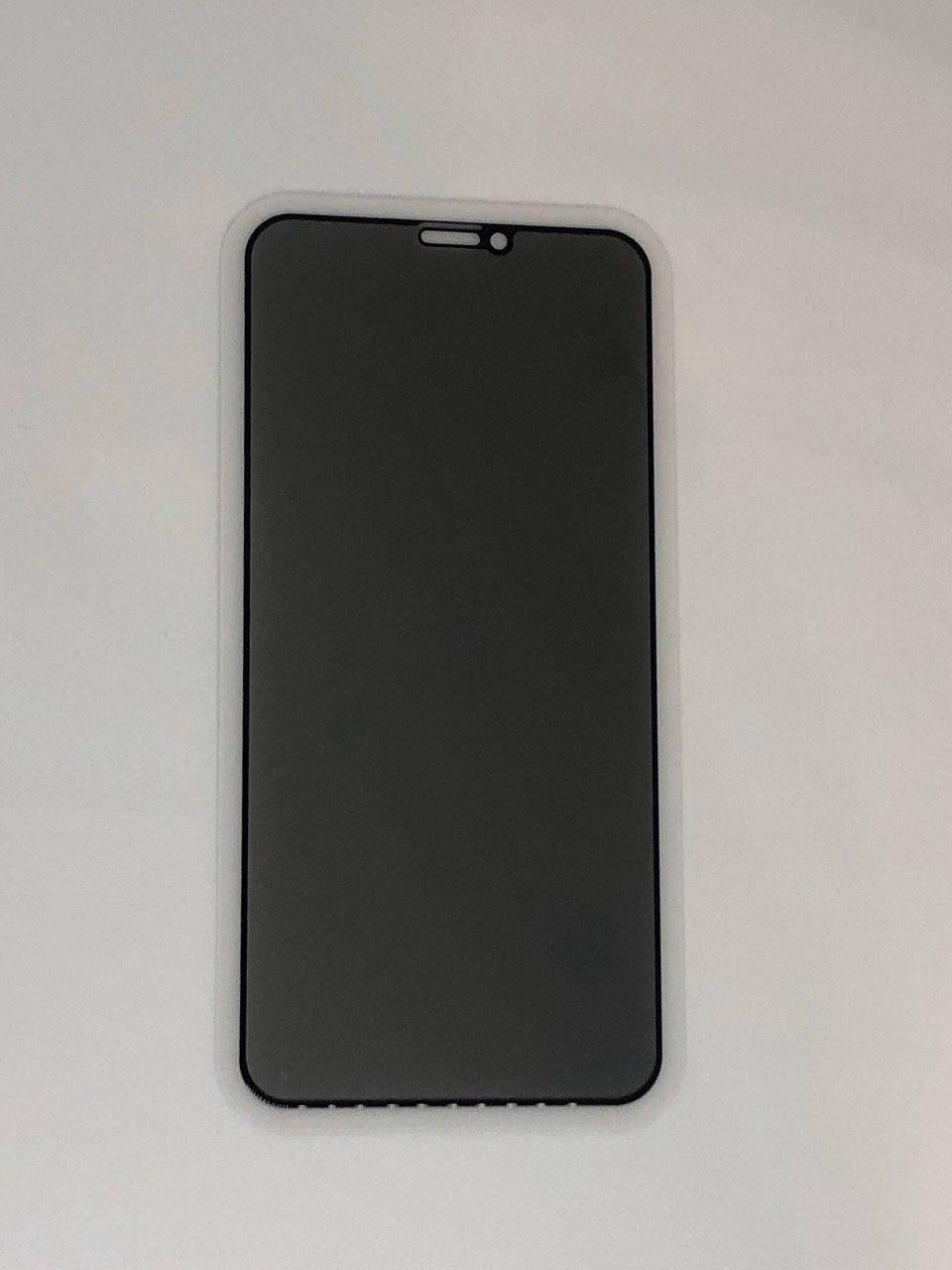 

Стекло "Антишпион" для iPhone X - black (privacy), Черный