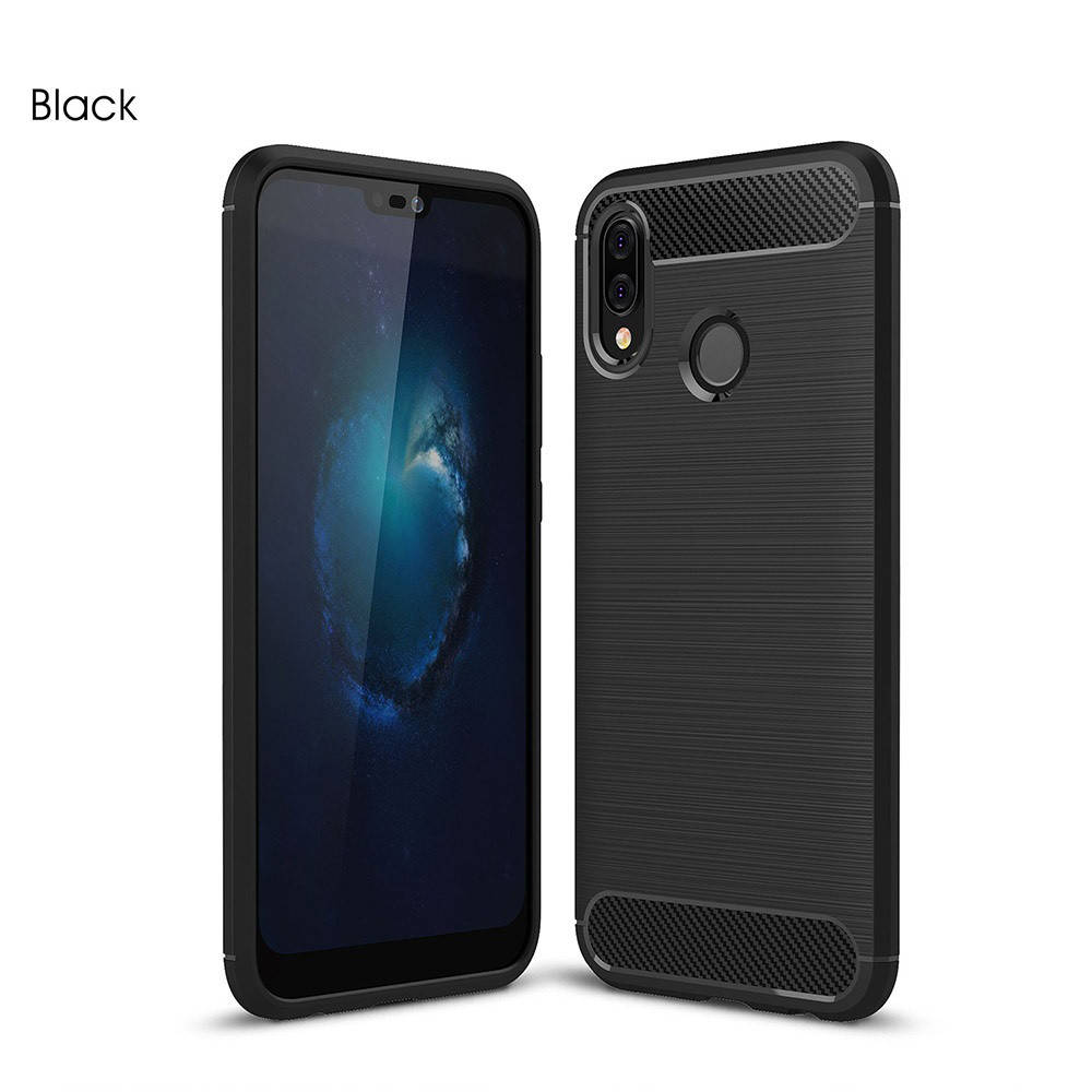 

TPU чехол накладка Urban для Huawei P Smart Plus (на п смарт плюс) чёрный