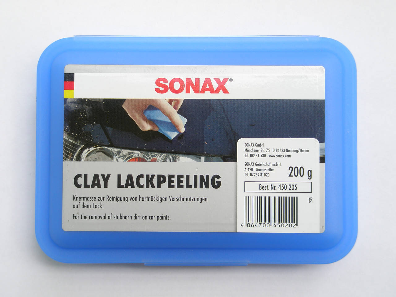 

Sonax Clay Lackpeeling очищающая глина (голубая) 50 г