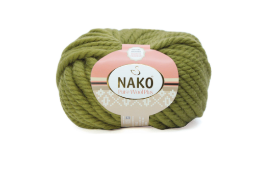 

Nako Pure Wool Plus морские водоросли № 853