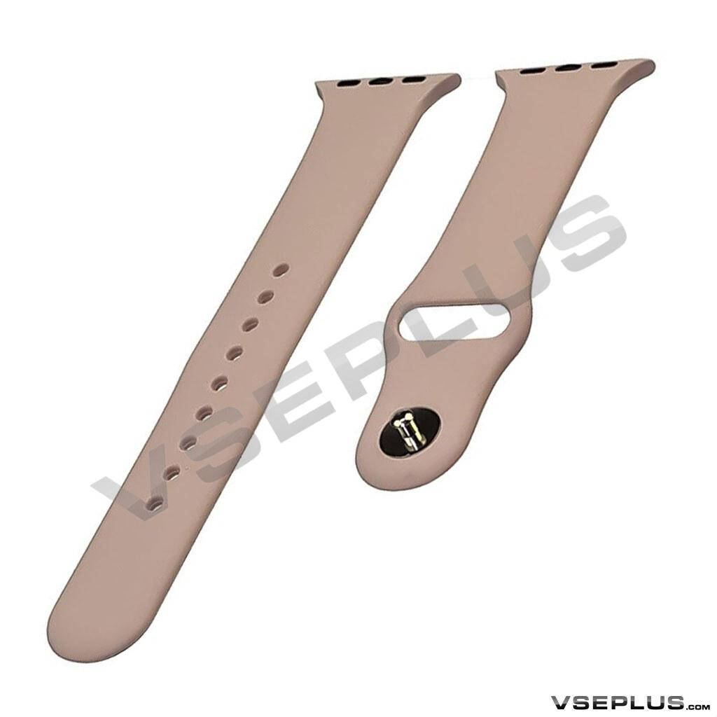 

Ремешок Apple Watch 42 / Watch 44, Silicone Band, розовый