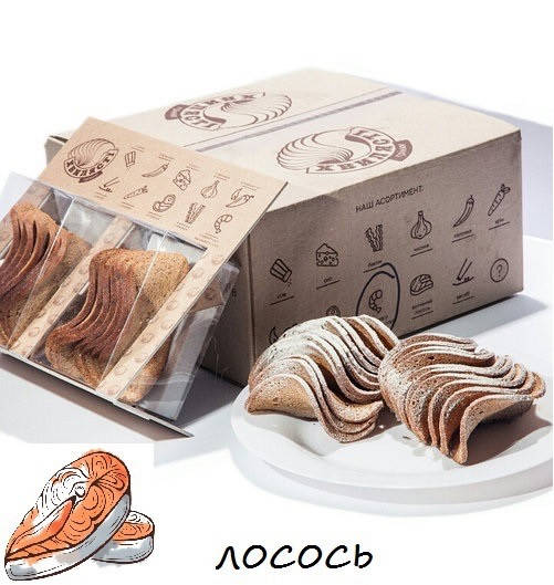 

Гренки Волнистые со вкусом лососья