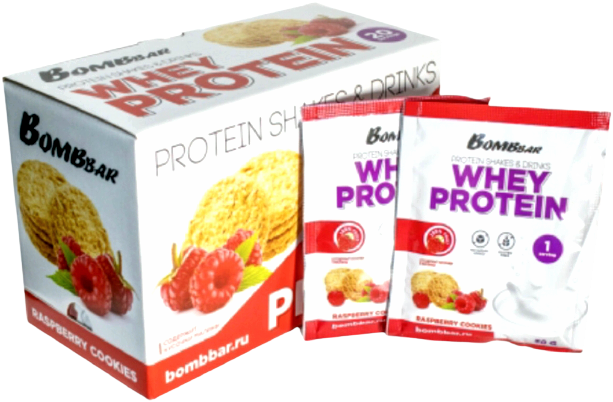 

Порционный протеин BOMBBAR Малиновое Печенье (30 грамм)