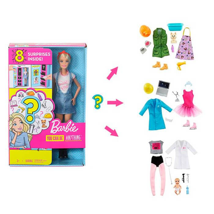 

Кукла Барби Профессия-сюрприз, Barbie You can be Anything