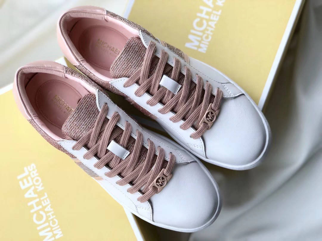 

Кеди кросівки жіночі в стилі MICHAEL KORS 37/38р, Розовый