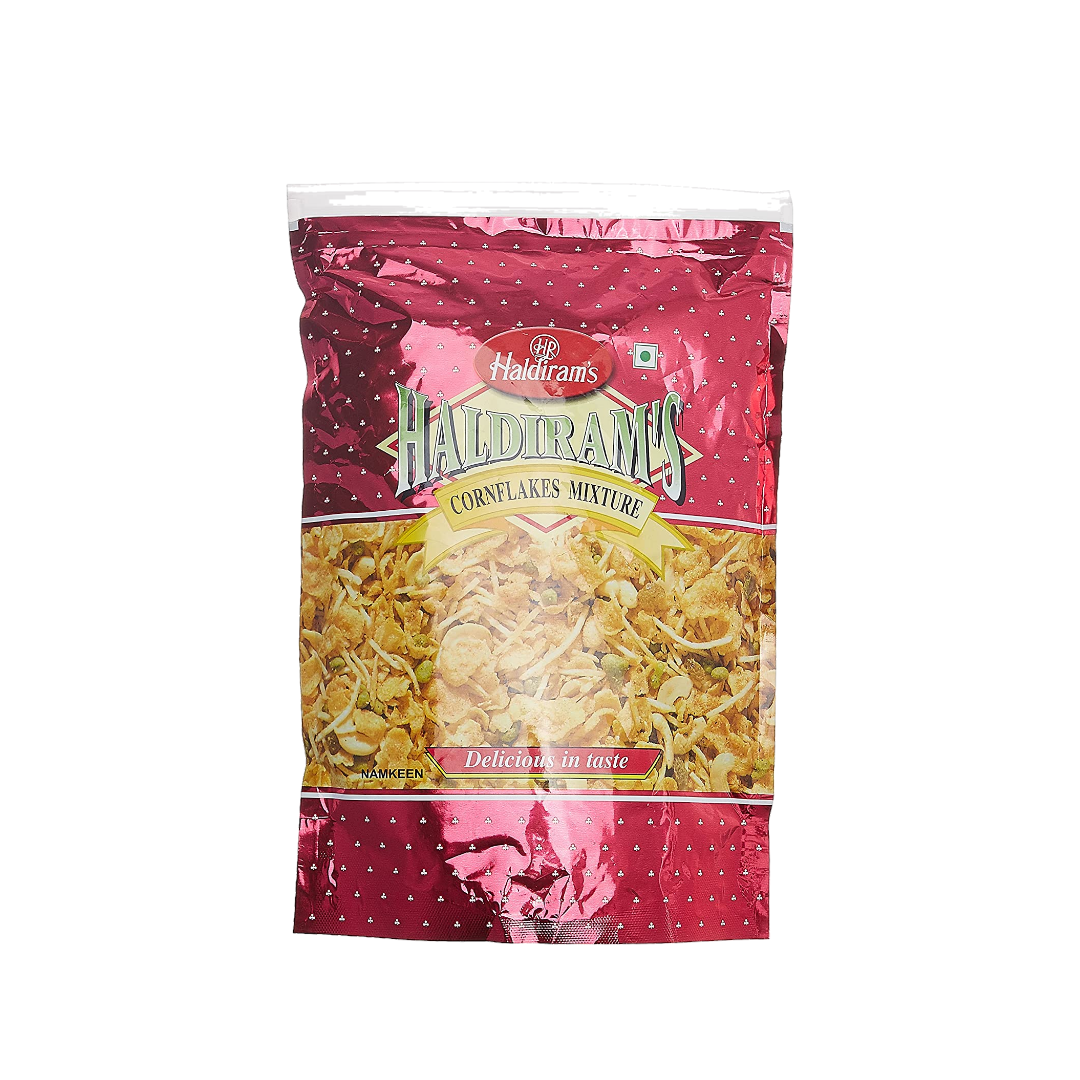 

Haldirams Corn Flakes Mixture (Индийский снек с кукурузными хлопьями), 200 гр