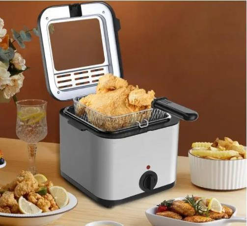 

Фритюрница электрическая RAINBERG RB-2219, 3200Вт Стальной корпус картошка фри электрофритюрница качество