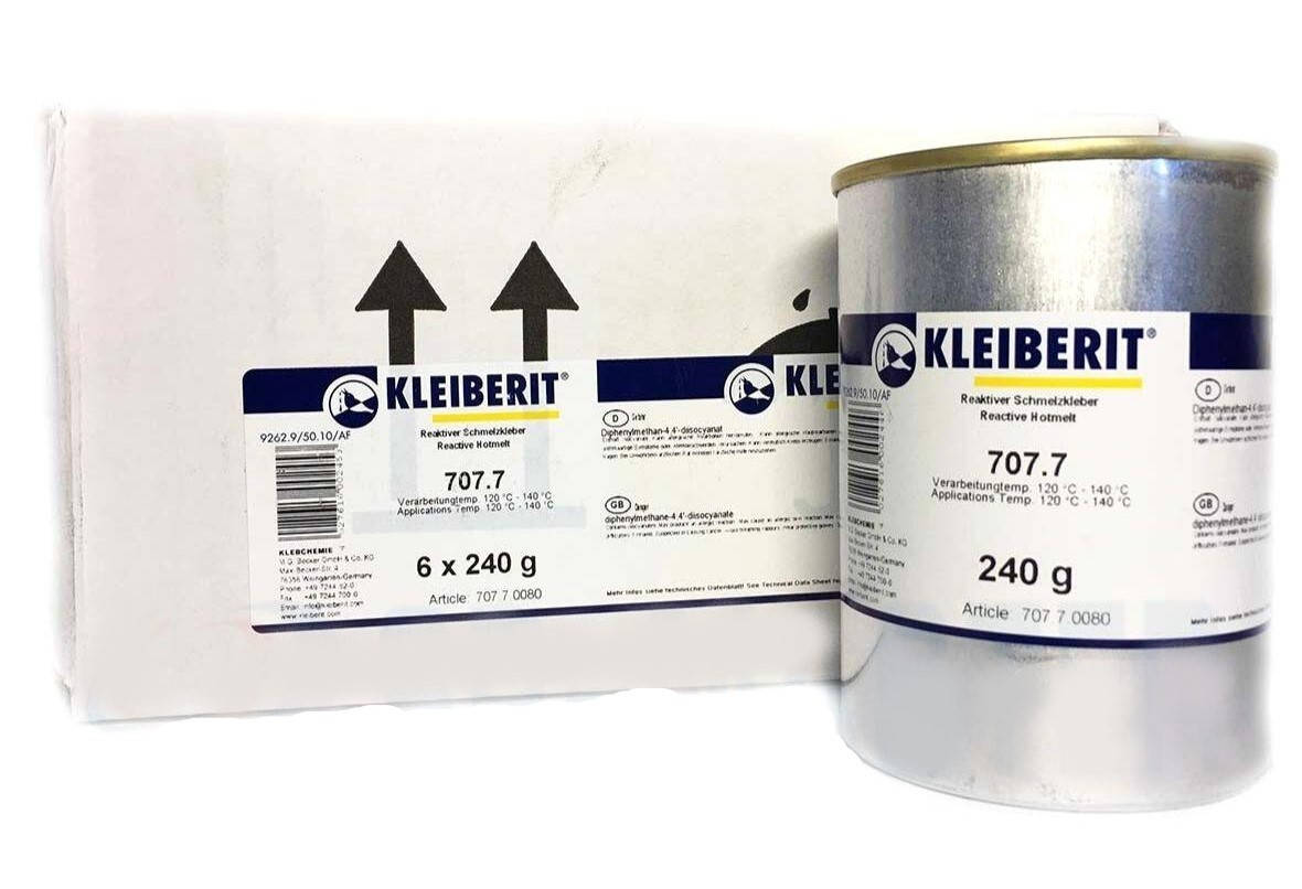 

Kleiberit 707.7 Полиуретановый клей-расплав для кромок, патроны HolzHer 0,24 кг