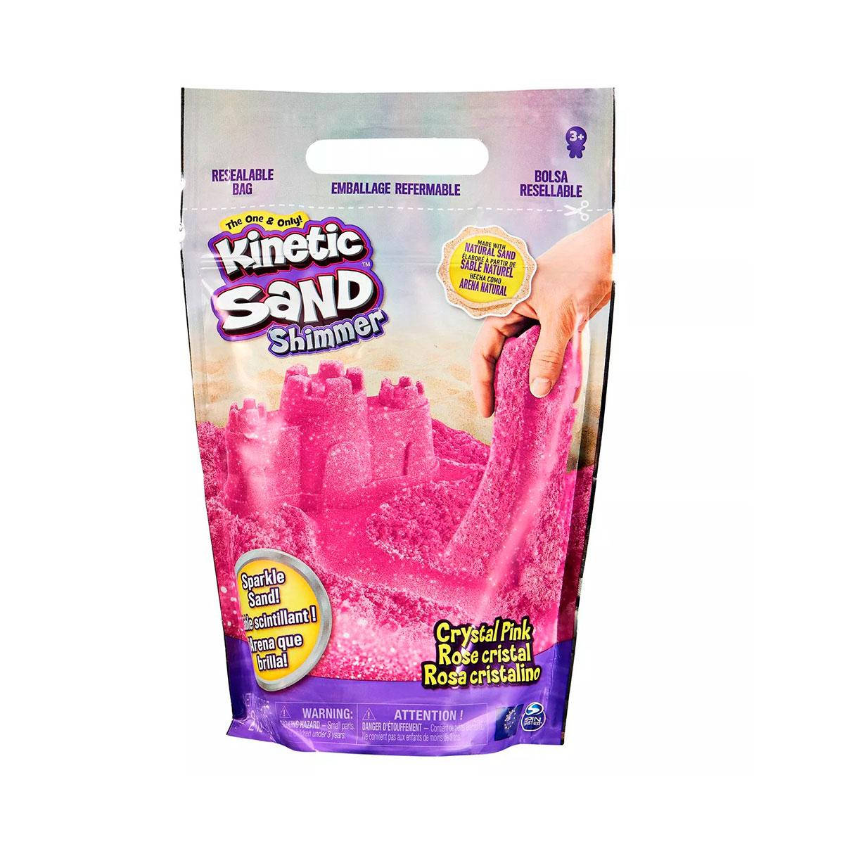 

Песок для детского творчества - Kinetic Sand Розовый блеск 71489P