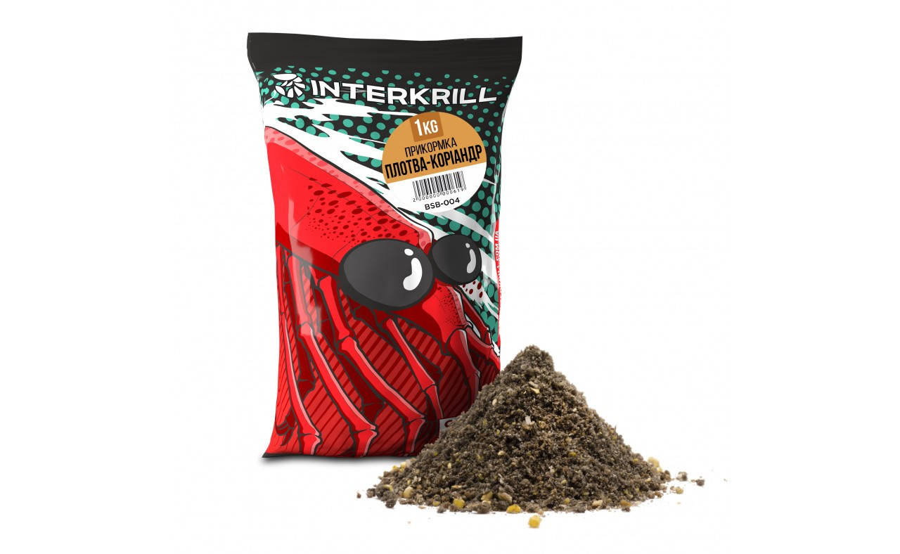 

Прикормка INTERKRILL Карп-Клубника 1кг