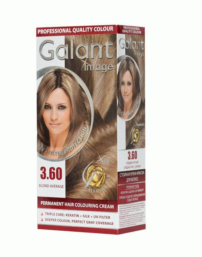 

Стойкая крем-краска для волос GALANT IMAGE 3.60 средне русый