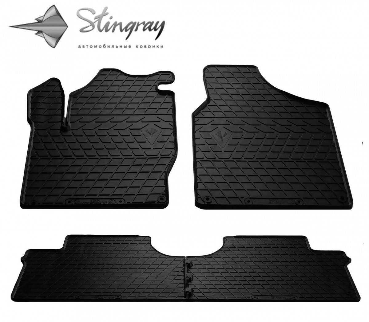 

Коврики в авто (4 шт) на SEAT Alhambra I (7M) (1996-2010), Черный