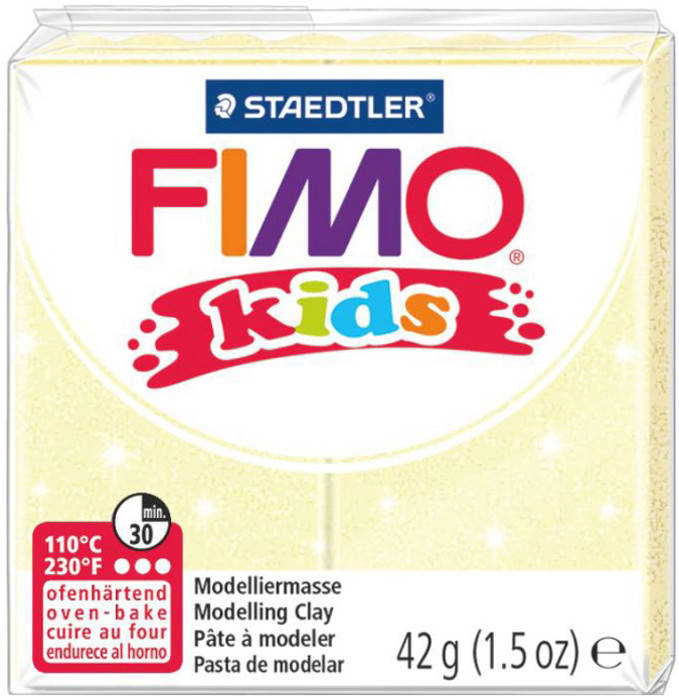 

Пластика Fimo kids 42г желтая перламутровая (4007817804926), Желтый
