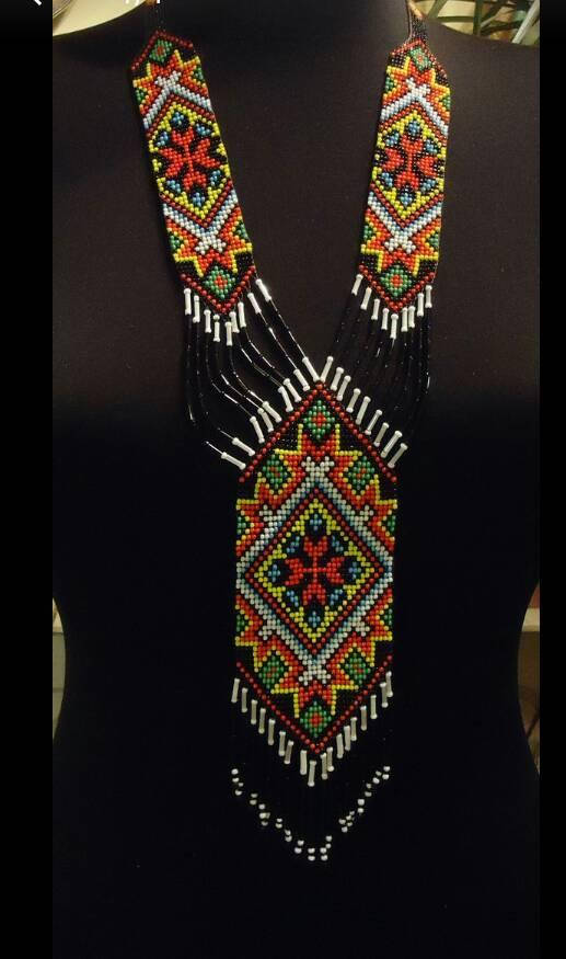 

Український гердан намисто з бісеру ручної роботи