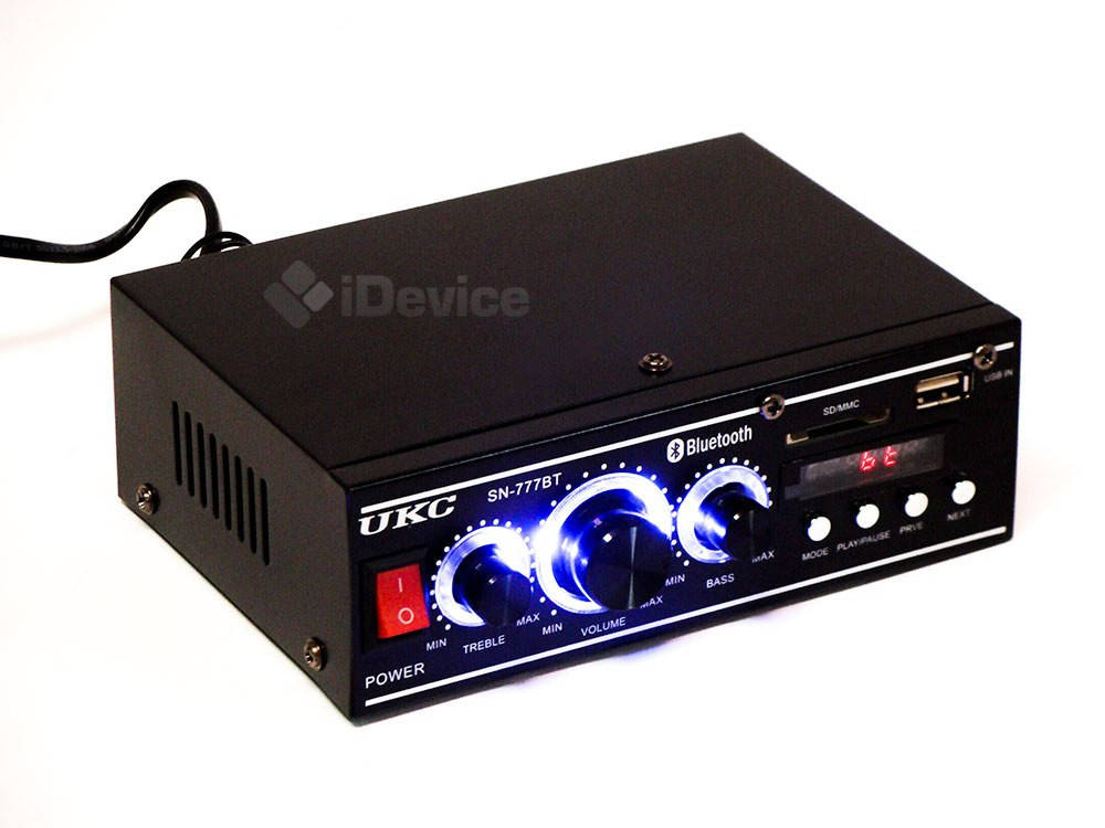 

Стерео усилитель UKC SN-777BT Bluetooth, Черный